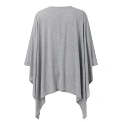 Autumn And Spring Knitting Cardigan Maxi Loose Irregular Hem Coat