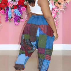 Plus Size Sexy Women's Irregular Printed Wide Leg Loose Street Pants 21 Plus Size Sexy Women's Irregular Printed Wide Leg Loose Street Pants -The Beauty Size Shop d6e4e74cea5c1c36